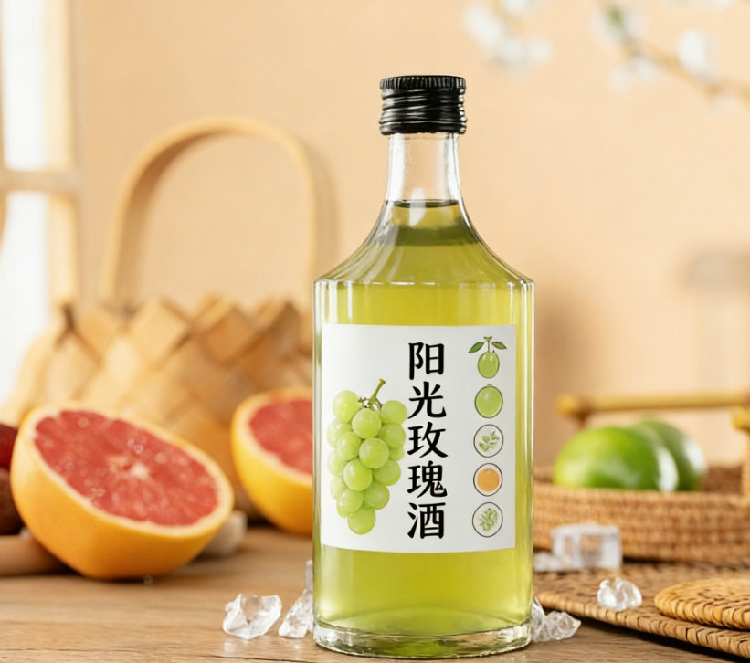 阳光玫瑰酒:爆汁清甜・低度微醺!